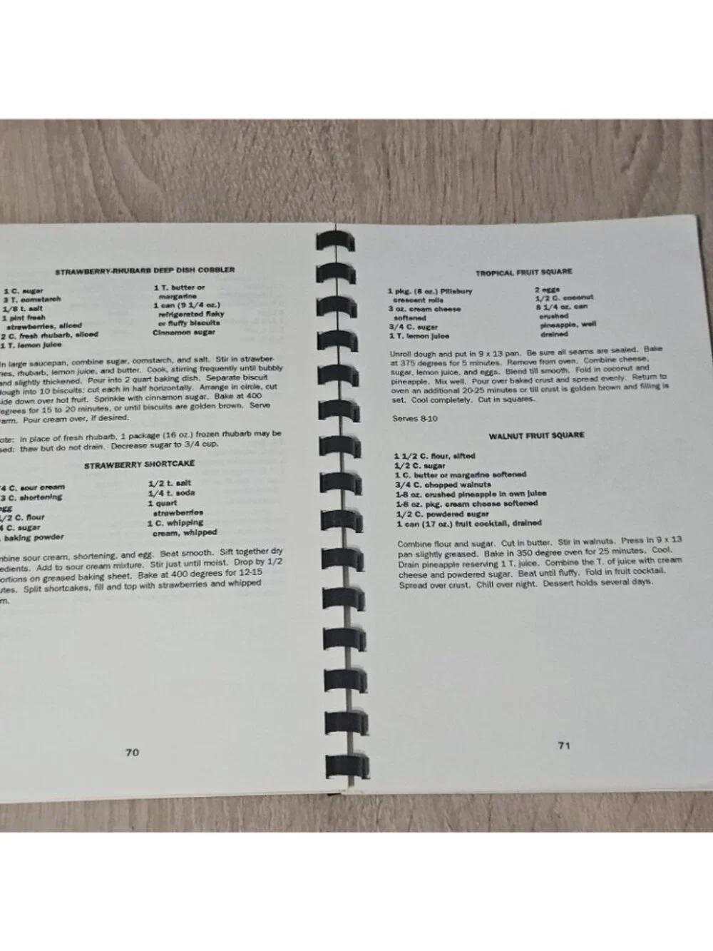 Mrs K's Classics Spiral Bound Cookbook Vintage